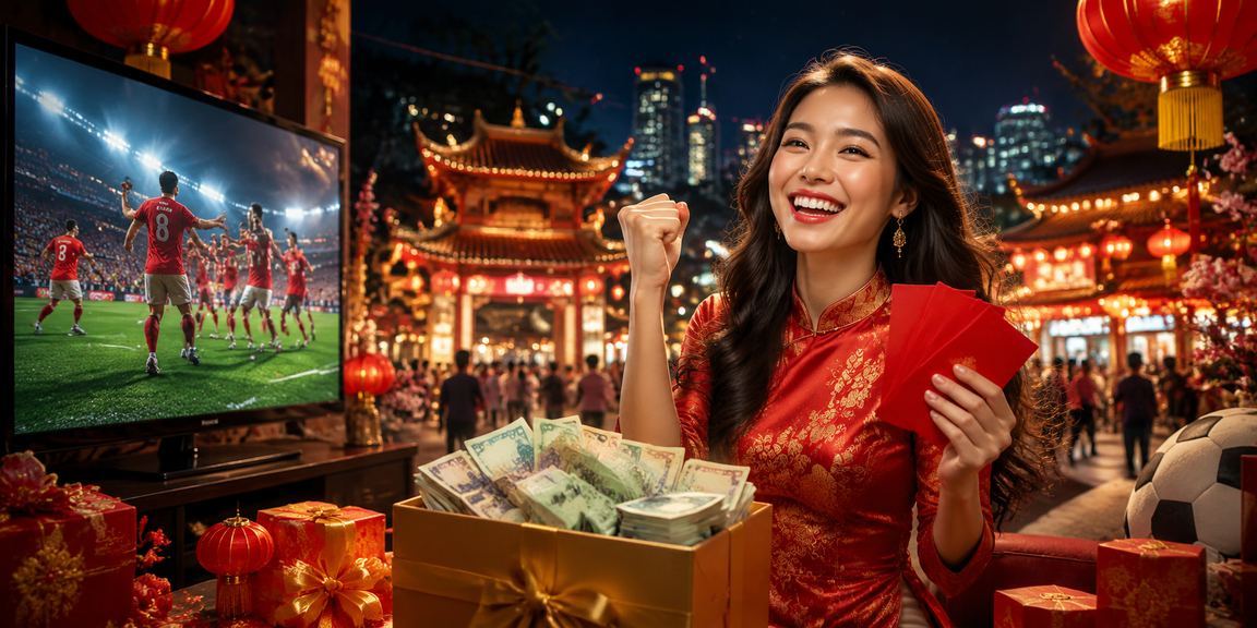 Không khí lễ hội Hà Nội với đèn lồng đỏ và bao lì xì mang đến may mắn cho người chơi dịp Tết