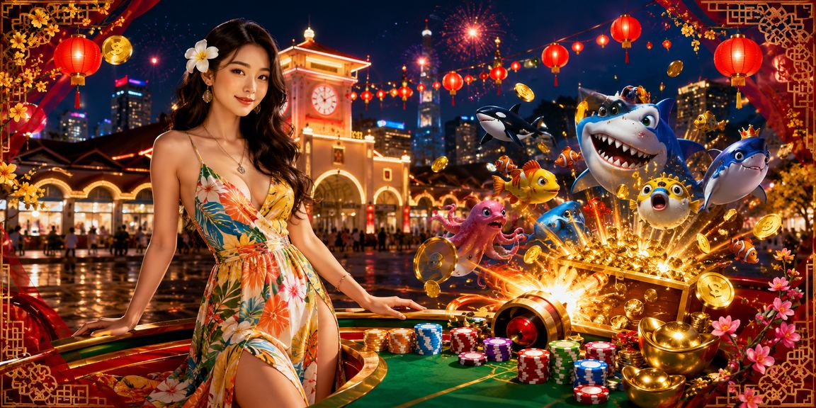 Không khí lễ hội Tết tại TP. Hồ Chí Minh với game bắn cá trực tuyến màu sắc rực rỡ