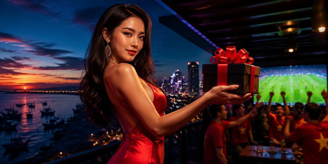 Khung cảnh bãi biển Mũi Né với ánh hoàng hôn đẹp mắt, biểu tượng cho sự thư giãn và giải trí